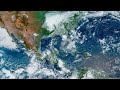 Hurricane Beryl 8K Satellite Animation - July 2 to July 9, 2024 - 10fps