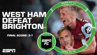 HAPPY HAMMERS 🔨 Shaka Hislop reacts to West Ham's 3-1 win over Brighton | ESPN FC
