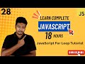 JavaScript For Loop Tutorial