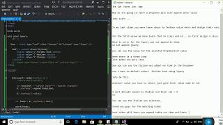 get and Append DropDown value using Jquery