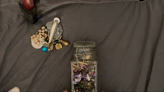 ASMR| Jewelry Jar Opening| Lots of vintage pieces| Whispered