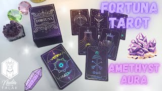 FORTUNA TAROT DECK 💜 AMETHYST AURA ✨ Unboxing y Reseña en Español🔹Nadia Falak