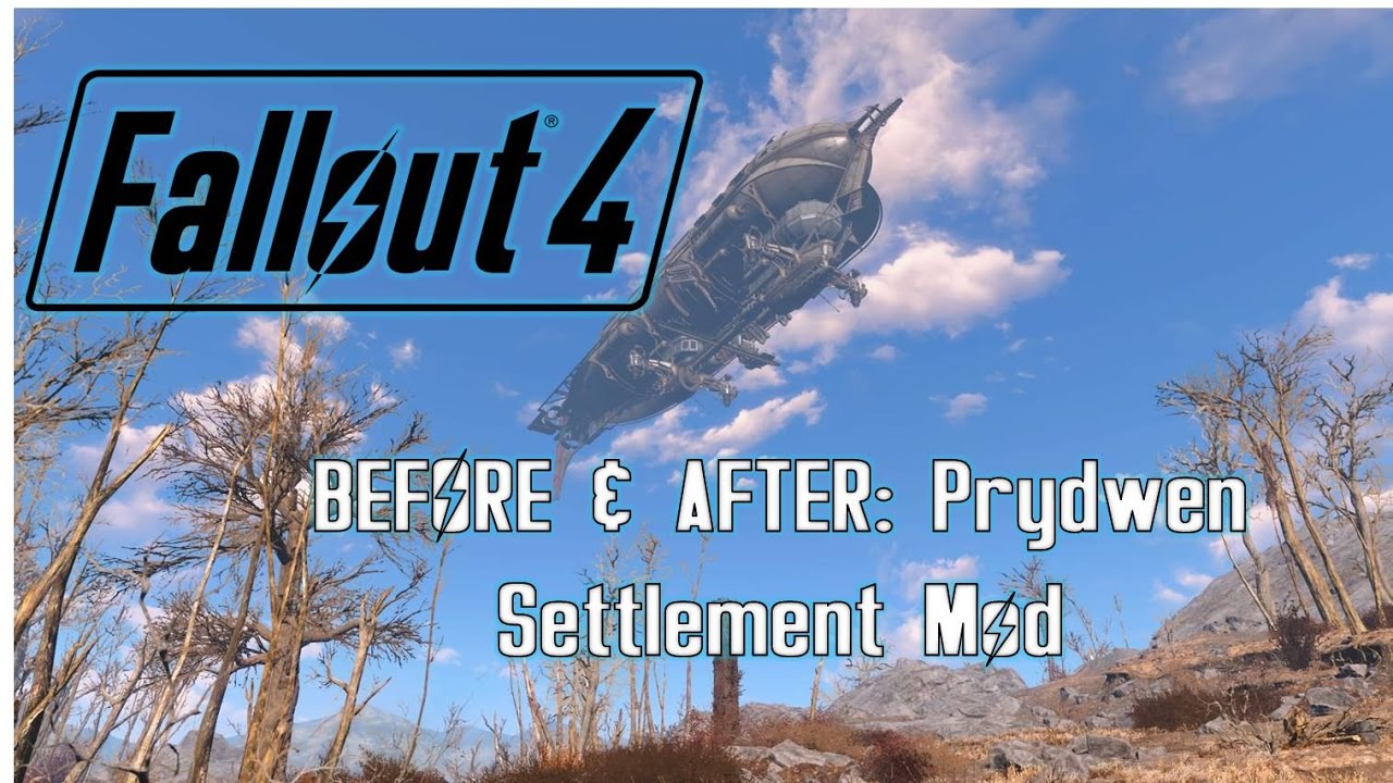 Fallout 4 Settlement Before & After: My Airship (Prydwen) - YouTube