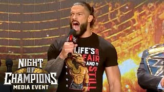 Roman Reigns demands that Saudi Arabia acknowledge him: WWE Night of Champions Media Event