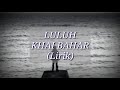 Luluh - Khai Bahar (Lirik)