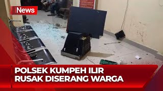 Imbas Tahanan Tewas, Mapolsek Kumpeh Ilir Dirusak Massa - iNews Pagi 06/09