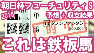 2018朝日杯フューチュリティステークスの予想と収支結果