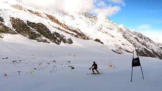 Ski Racing camps in Saas-Fee Giant Slalom October 2020