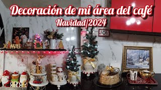 Decoracion de mi área del café navidad/2024