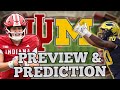 HOOSIERS DISRESPECTED? Michigan at Indiana GAME PREVIEW & PREDICTION | Big Ten Ted