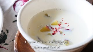 さつまいもと豆乳のクリームスープ - Sweet potato and Soy milk Cream Soup