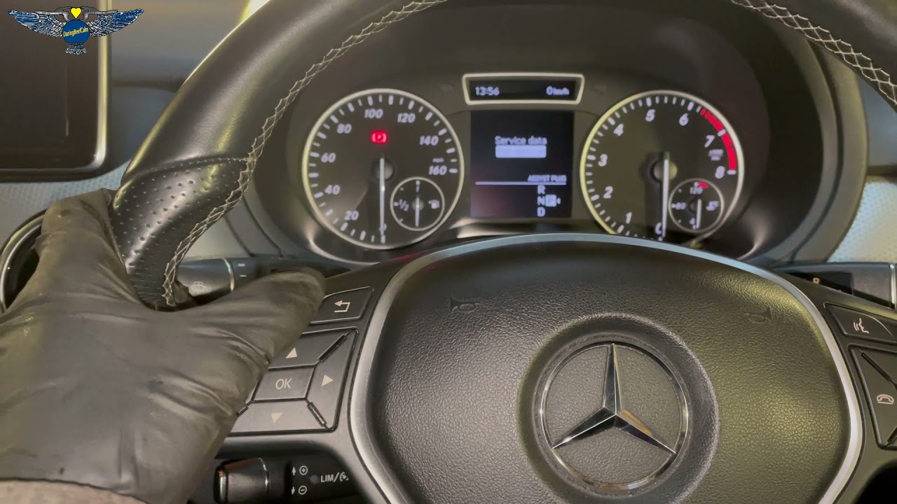 Mercedes B Class 2012 W246 Service Reset - YouTube