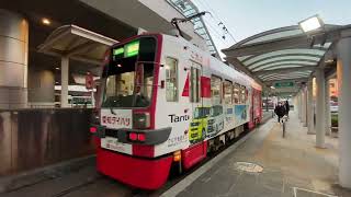 前面展望  豊橋鉄道東田本線     駅前 → 運動公園前