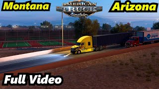 American Truck Simulator, Long Delivery (Montana to Arizona) #americantrucksimulator #montana
