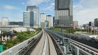 ゆりかもめ先頭(市場前駅～豊洲駅)