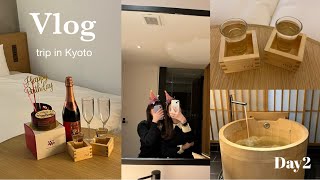 〔trip vlog〕3泊4日の京都・大阪旅行🌿朝の清水寺と京都カフェ巡り┊OLの女子旅┊Day2