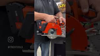 Soft start - hard stop. The new Fein Cordless 6” TCT Circular Saw at Trick-Tools.com!