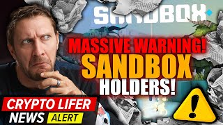 Massive Warning Sign For Sandbox Holders !!