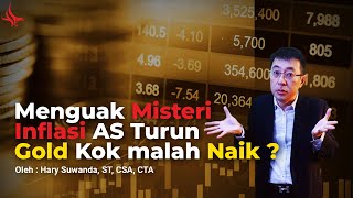 Menguak Misteri : Inflasi AS Turun, Gold Kok malah Naik?