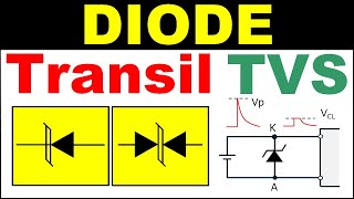 La diode Transil TVS électronique le datascheet vs zener #diode