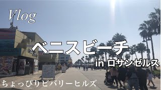 アメリカ ベニスビーチを散策〜ビバリーヒルズまでドライブ / カリフォルニア / ロサンゼルス / Venice Beach【Vlog】