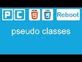 HTML5 and CSS3 beginners tutorial 24 - pseudo classes