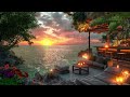 entrancing sunset beach with tranquil ocean sounds sleep sounds u0026 peaceful ambiance 10 hours