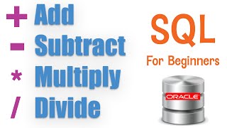 Addition, subtract, division, and multiply + NVL in oracle SQL [for beginners]