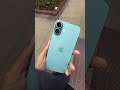 iPhone 16 Plus in teal #Apple #Tech #iphone #chicago #viralvideo