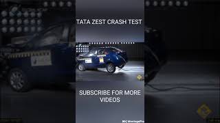 TATA ZEST CRASH TEST #shorts #youtubeshorts #safercarsforindia