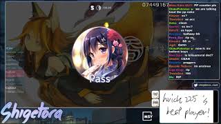 Cookiezi | *namirin - Amatsu Kitsune [Extra] +HDHR 99.77% 1xMiss 1256/1257x #1 Loved (614pp if rank)