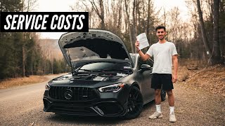 This is what 'Service A' costs for a Mercedes AMG!