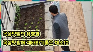 옥상텃밭의 2가지 유형과 12종의 채소