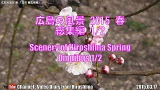 広島の風景2015 春 花見「総集編 1/2」 Scenery of Hiroshima Spring,Blossom viewing,Omnibus 1/2