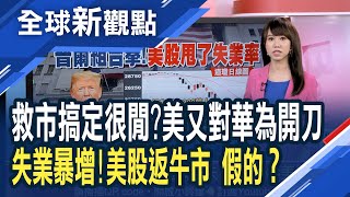 抗疫更要徵稅收錢!美傳再堵華為 台積電跑不掉？美失業人數暴高 美股卻暴漲!專家:熊市也會反彈│主播 王嬿婷│全球新觀點20200327