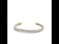 David Yurman 5mm Bracelet With Diamond Tips