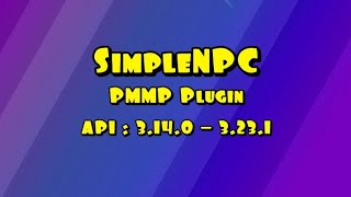 Minecraft | SimpleNPC Plugin | PMMP Review