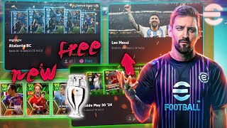 First eFootball "EURO" packs, Messi pack update, free Atalanta players