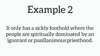 Pusillanimity Meaning and Examples