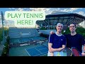 Tennis in Manhattan | Playing on the US Open Tennis Courts 🎾