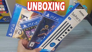 PS4 Games and Dobe Dust Proof Kit Unboxing DataBlitz