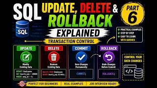 SQL UPDATE, DELETE & ROLLBACK Explained | Transaction Control