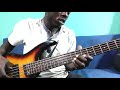 How to practice groove on bass lesson 5 by Israel Iracyaturagiye.