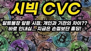 시빅 CVC 투자포인트│개인과 기관의 차이?? 바로 인내심... 지금은 손절보단 홀딩!