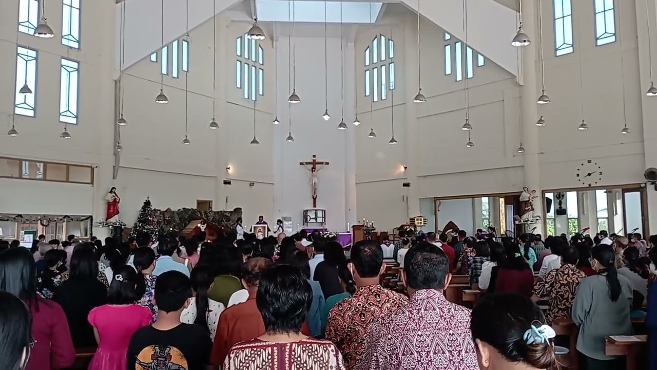 MISA MINGGU ADVEN IV GEREJA PAROKI BUNDA MARIA JERUJU(BMJ) KEUSKUPAN ...