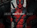 Deadpool's Superpowers  #superhero #marvel #superherocomics