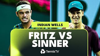THRILLING Taylor Fritz vs Jannik Sinner Quarter-Final | Indian Wells 2023 Highlights
