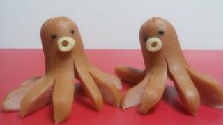 How to Make Bento　(#4 Cute Tako-chan Octopus Sausage)　タコさんウィンナー