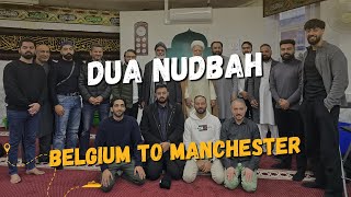 Dua Nudba from Belgium to Manchester