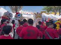 the traditional new year lion and dragon dancers on festival monterey park california january 2025